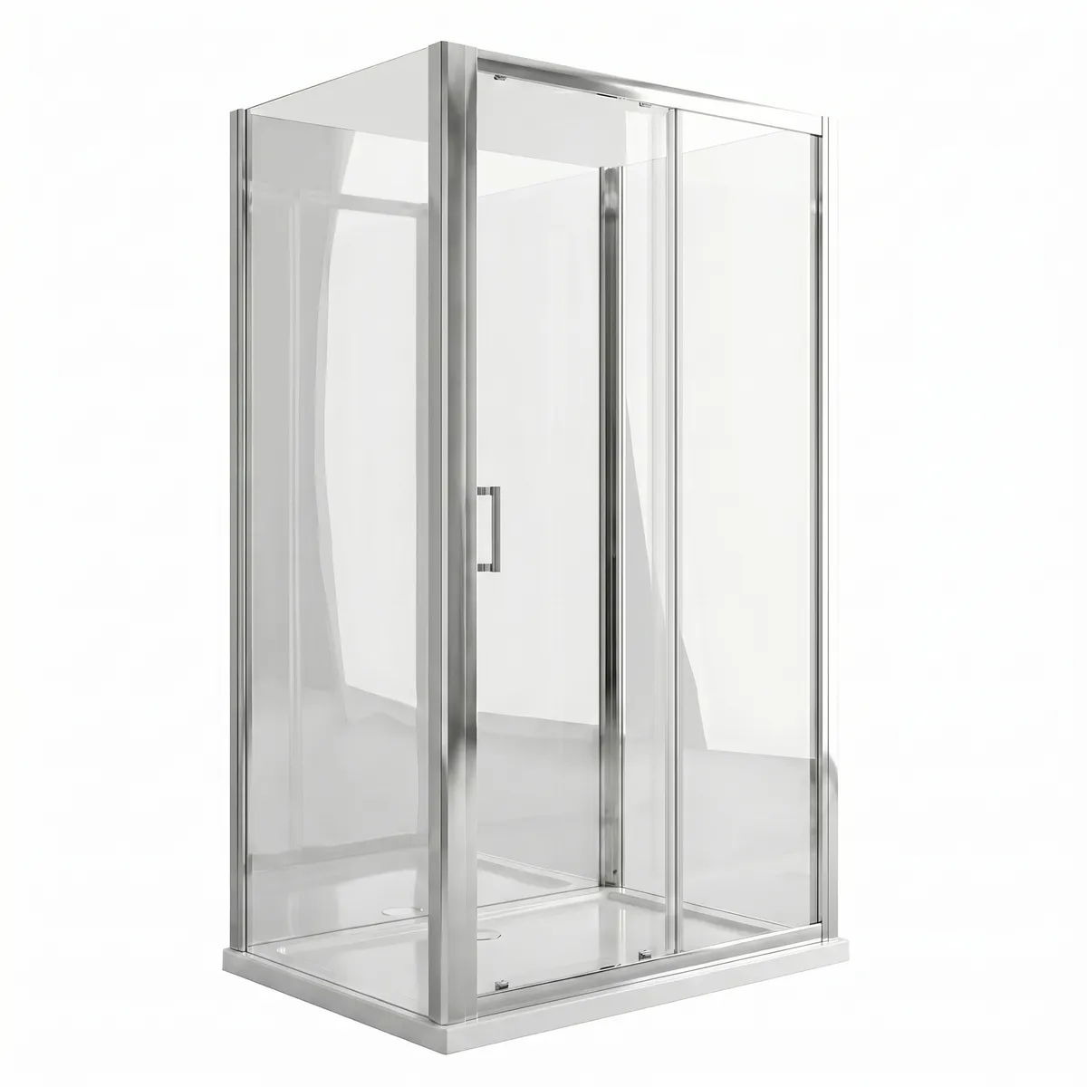 Mampara frontal Athenes — Mampara ducha Athenes Frontal 100 Cromo