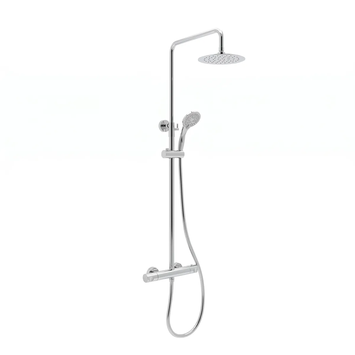 Columna de ducha termostática Manacor — Columna de ducha termostática Manacor Cromo