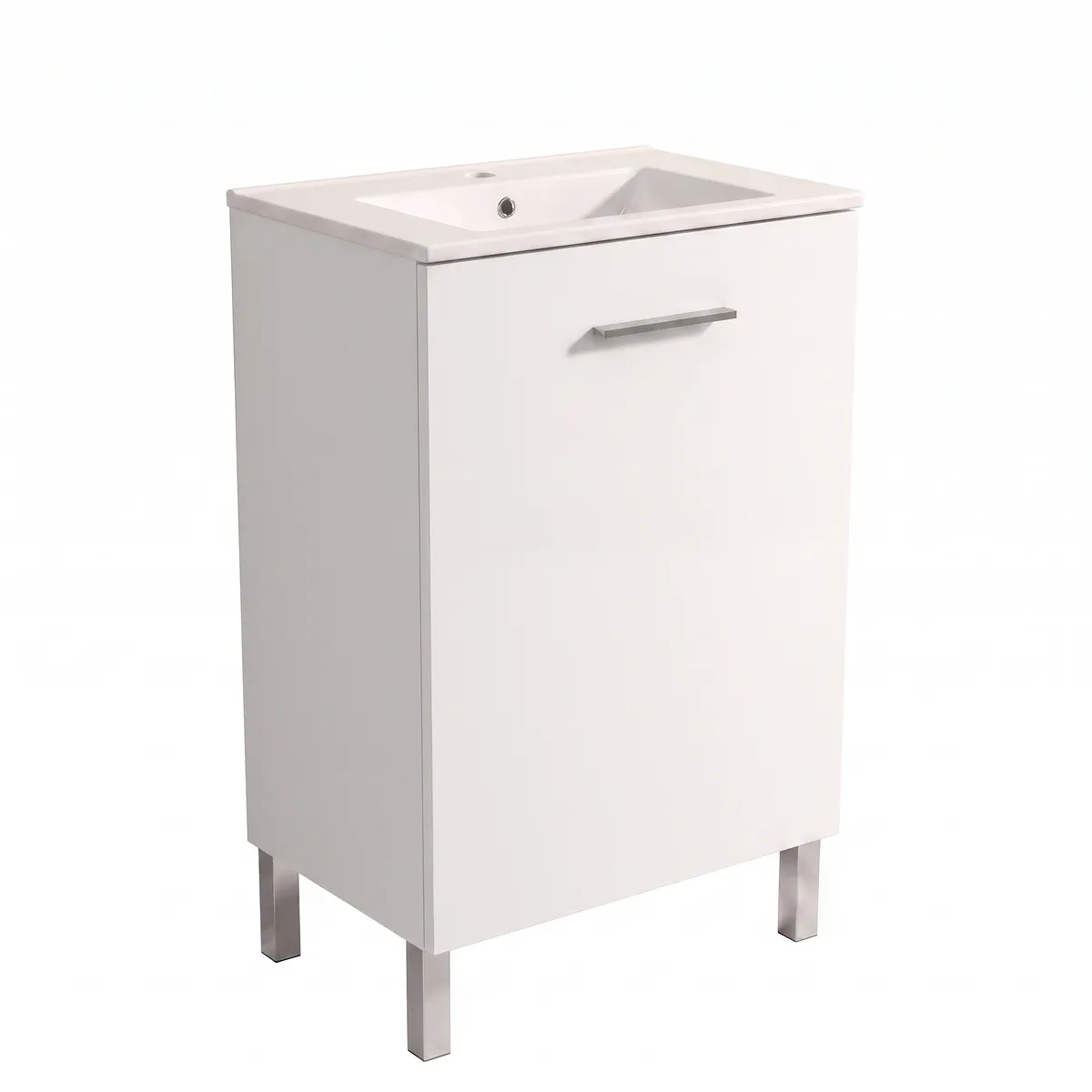 Mueble baño + pila integrada 50 cm Seul — Mueble baño + pila integrada 50 cm Seul Blanco