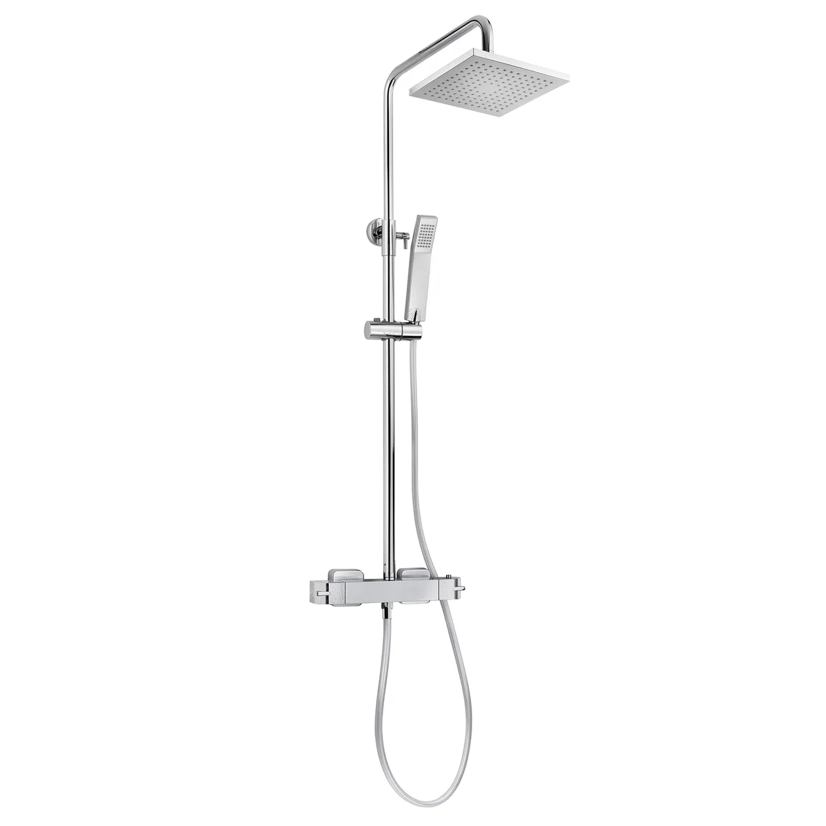 Columna de ducha termostática Soller — Columna de ducha termostática Soller Cromo