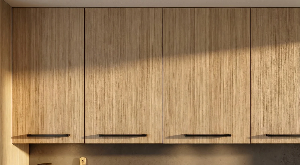 Cuatro tonos de madera para los frentes de tu cocina